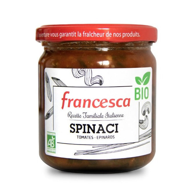 sauce italienne SALSA AGLI SPINACI BIO
